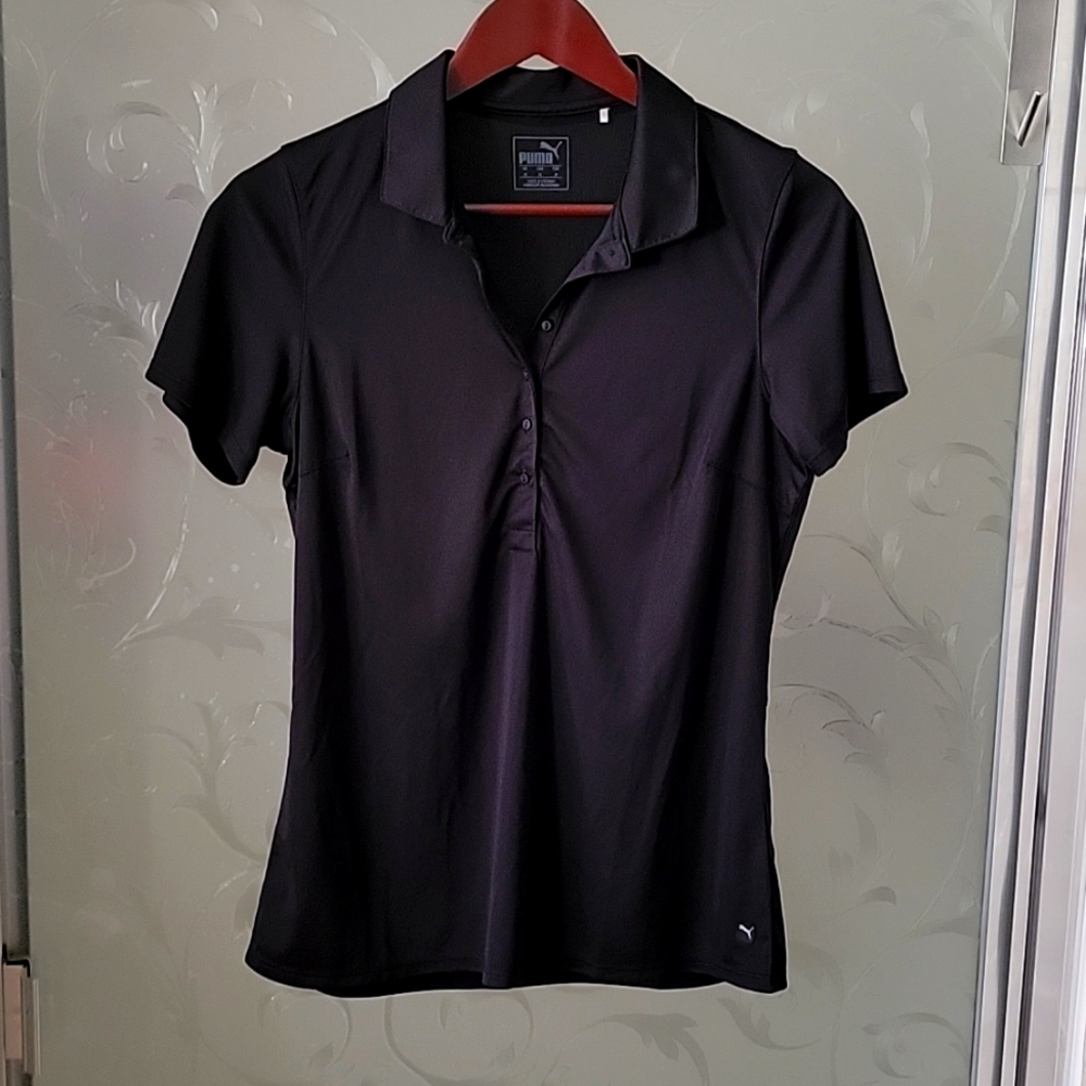 Women's Rotation Short Sleeve Polo Shirt in Black